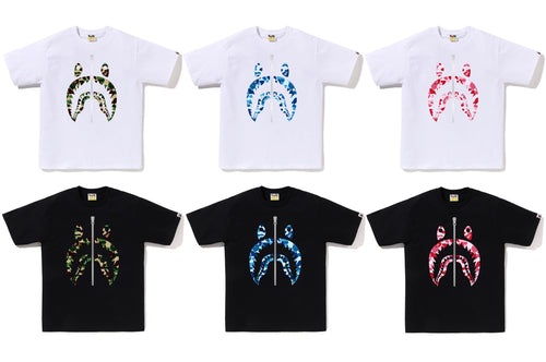 A BATHING APE ABC CAMO SHARK TEE