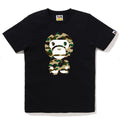 A BATHING APE Ladies' 1ST CAMO BIG BABY MILO TEE