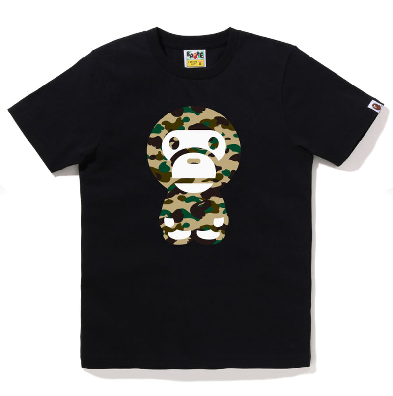 A BATHING APE Ladies' 1ST CAMO BIG BABY MILO TEE