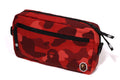 A BATHING APE COLOR CAMO MINI SHOULDER BAG