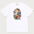 A BATHING APE STICKER PACK APE HEAD TEE