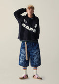 A BATHING APE BATHING APE LOGO JACQUARD NYLON BELT - happyjagabee store