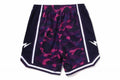 A BATHING APE COLOR CAMO MESH RELAXED FIT SHORTS