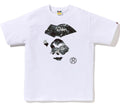 A BATHING APE MULTI PIXEL CAMO MAD APE FACE TEE