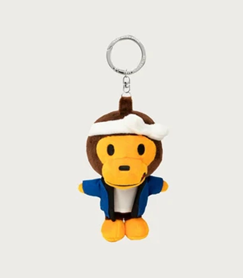 A BATHING APE BABY MILO STORE BABY MILO RAMEN BOSS PLUSH DOLL KEYCHAIN 15CM