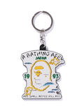 A BATHING APE JAPAN SOUVENIR RUBBER KEYCHAIN
