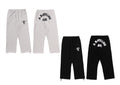 A BATHING APE COLLEGE OVERSIZED FIT WIDE LEG SWEAT PANTS