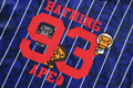 A BATHING APE BAPE KIDS ALL BABY MILO STRIPE MILO BASEBALL SHIRT