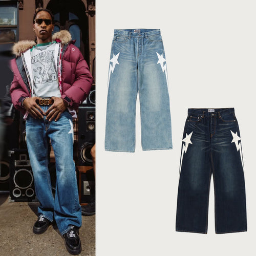 A BATHING APE STA SELVEDGE DENIM PANTS