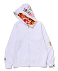 A BATHING APE TIGER FULL ZIP HOODIE
