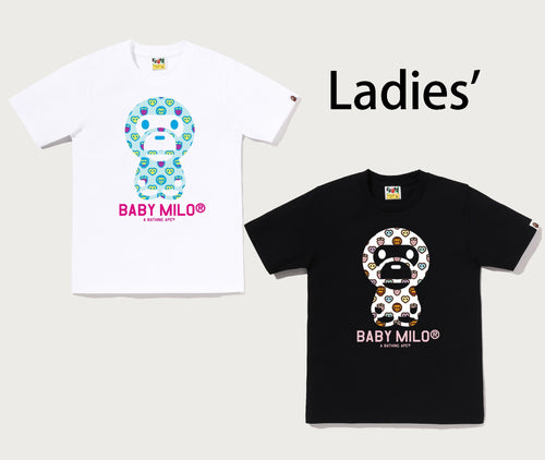A BATHING APE Ladies' MILOGRAM SWEETS BABY MILO TEE