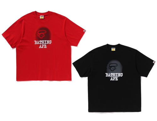 A BATHING APE BATHING APE LOGO RELAXED FIT TEE