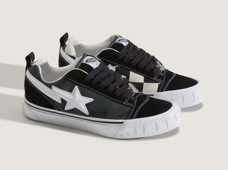 A BATHING APE BAPE x VANS PREMIUM KNU SKOOL COLOR CAMO BLACK