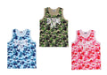 A BATHING APE ABC CAMO TANK TOP