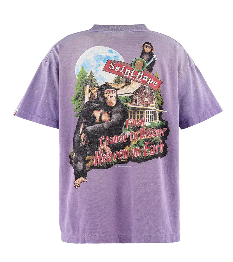 A BATHING APE BAPE x SAINT MXXXXXX TEE