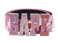 A BATHING APE ABC CAMO BAPE LEATHER BELT