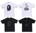 A BATHING APE BAPE x OVO STA CROCODILE PRINT TEE