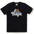 A BATHING APE Ladies' PASTEL COLOR CAMO SHARK MILO ON BAPE TEE - happyjagabee store