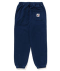 A BATHING APE APE HEAD ONE POINT INDIGO SWEAT PANTS