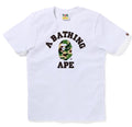 A BATHING APE Ladies' ABC CAMO COLLEGE TEE