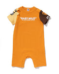 A BATHING APE BAPE KIDS MILO FRIENDS SLEEVES ROMPERS