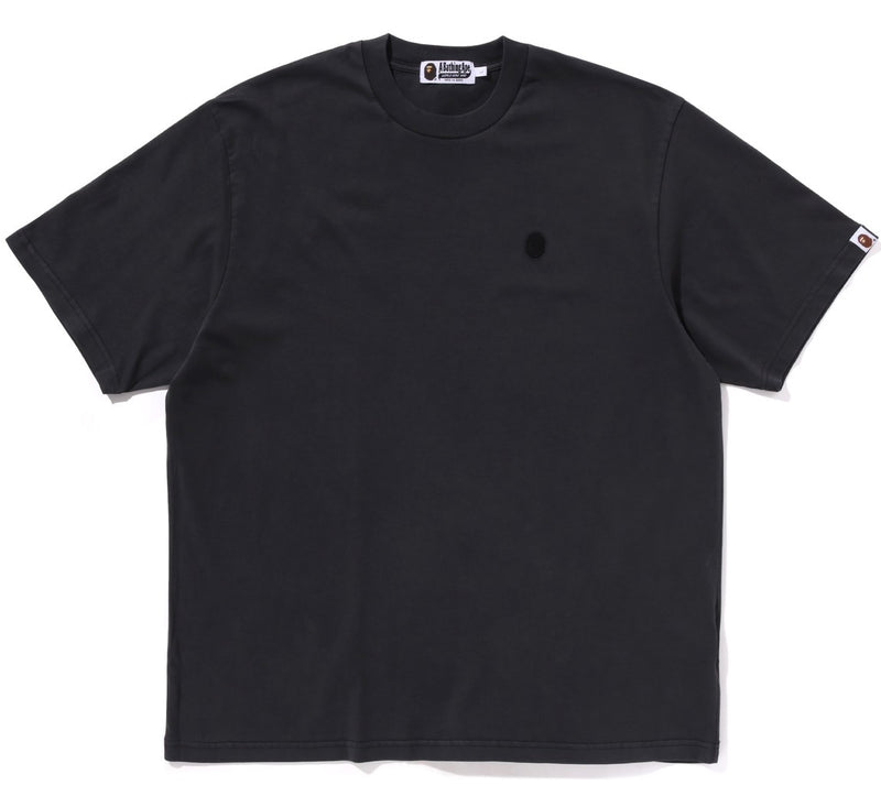 A BATHING APE APE HEAD ONE POINT GARMENT DYED POCKET RELAXED FIT TEE