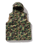 A BATHING APE ABC CAMO DOWN VEST