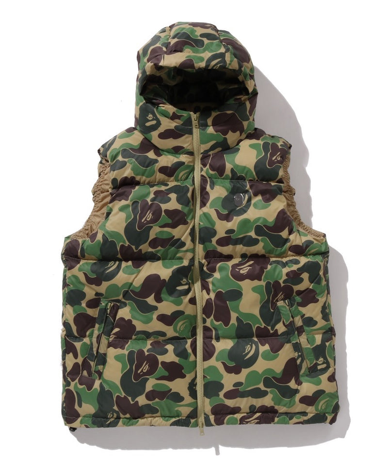 A BATHING APE ABC CAMO DOWN VEST