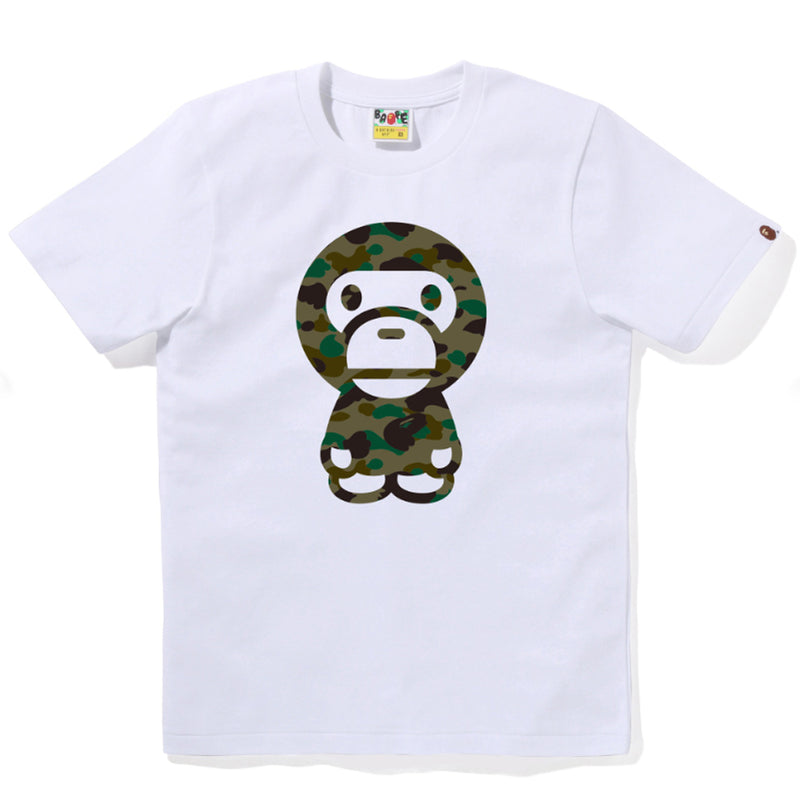 A BATHING APE Ladies' 1ST CAMO BIG BABY MILO TEE