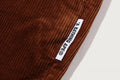 A BATHING APE CORDUROY ELASTICATED RELAXED FIT PANTS