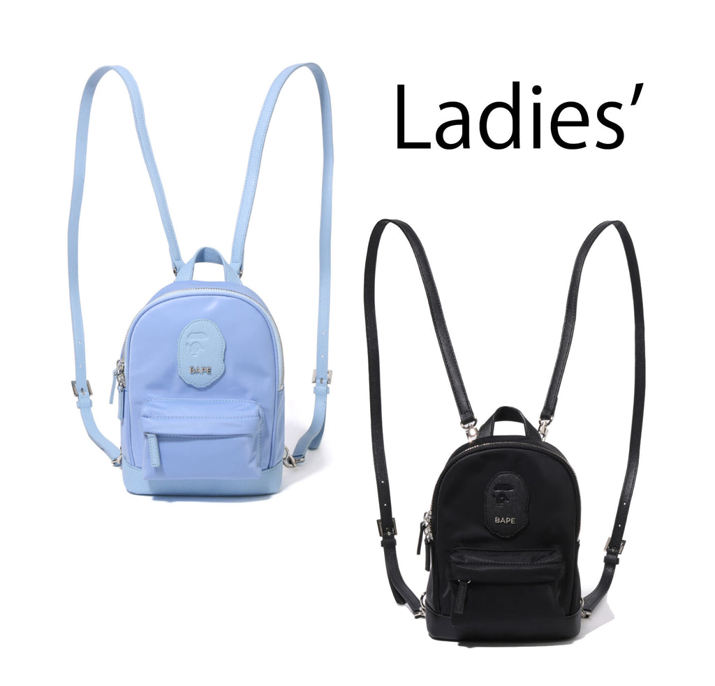 A BATHING APE Ladies' APE HEAD PATCH MINI DAYPACK