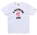 A BATHING APE Ladies' ABC CAMO COLLEGE TEE