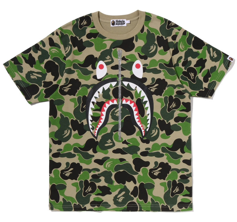 A BATHING APE ABC CAMO SHARK TEE