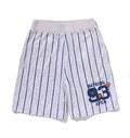 A BATHING APE BAPE KIDS ALL BABY MILO STRIPE MILO BASEBALL SHORTS