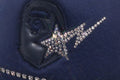 A BATHING APE APE HEAD CRYSTAL MESH CAP