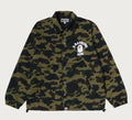 A BATHING APE 1ST CAMO COLLEGE COACH JACKET