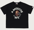 A BATHING APE BAPE KIDS HALLOWEEN COLLEGE GLOW IN THE DARK RELAXED FIT TEE