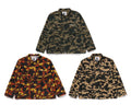 A BATHING APE 1ST CAMO HEAVY WASHED MULTI POCKET CARGO L/S SHIRT
