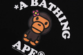 A BATHING APE Ladies' BABY LISA COLLEGE CROPPED TEE