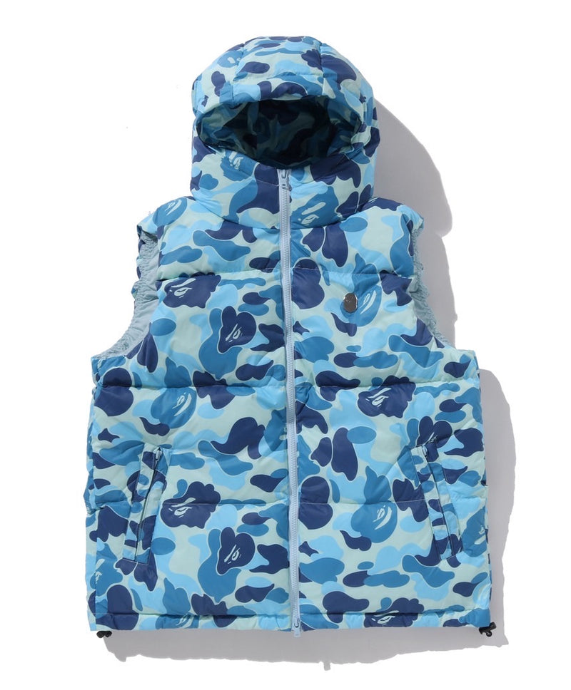 A BATHING APE ABC CAMO DOWN VEST