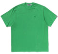 A BATHING APE APE HEAD ONE POINT GARMENT DYED POCKET RELAXED FIT TEE