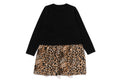 A BATHING APE BAPE KIDS WILD LEOPARD PATTERN MILO POCHETTE DRESS