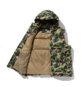 A BATHING APE ABC CAMO DOWN VEST