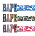A BATHING APE ABC CAMO BAPE LEATHER BELT