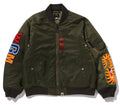 A BATHING APE SHARK MA-1 JACKET