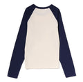 A BATHING APE Ladies' COLLEGE RAGLAN CROPPED L/S TEE