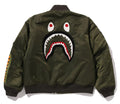 A BATHING APE SHARK MA-1 JACKET