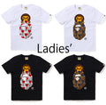 A BATHING APE Ladies' I LOVE BAPE MILO ON APE HEAD TEE