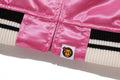 A BATHING APE Ladies' CRISTAL STONE BABY LISA SOUVENIR JACKET