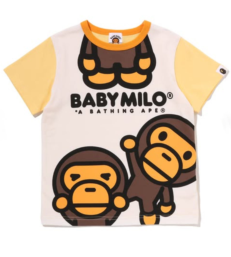 A BATHING APE BAPE KIDS PRETEND BABY MILO TEE